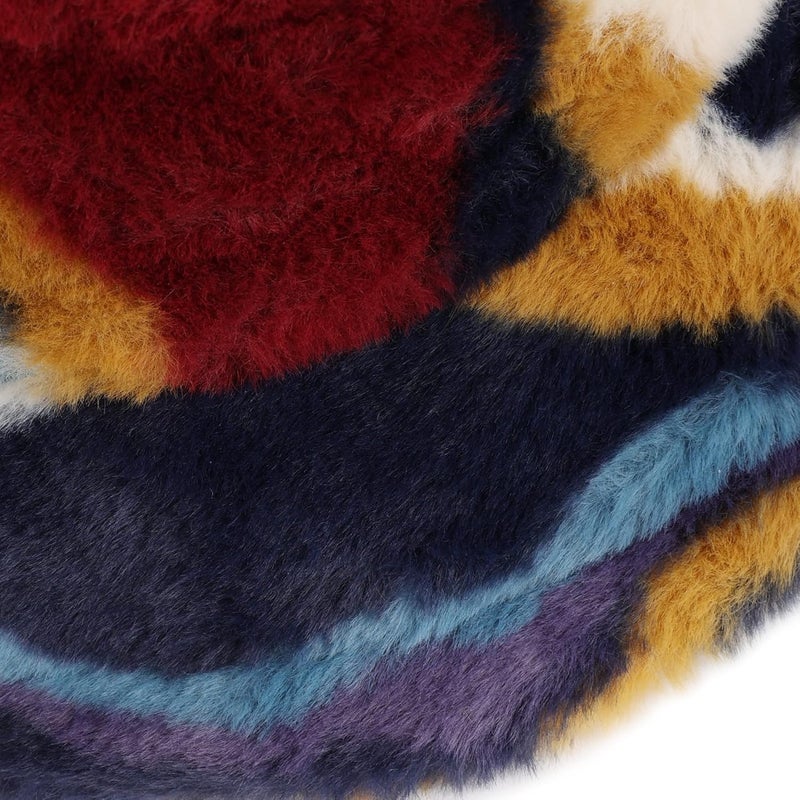 Umeepar Winter Faux Fur Fuzzy Bucket Hat Fluffy Warm Hat for Women Men - Image 2